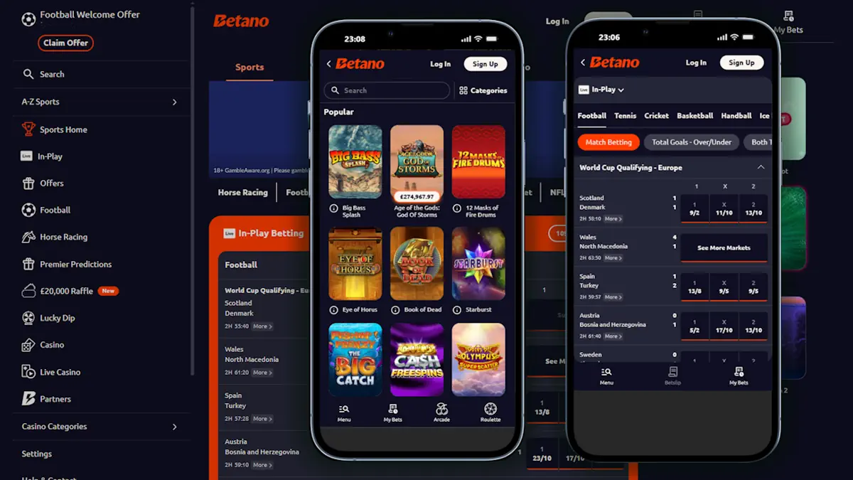 Betting Apps Betano Mobile Screenshot